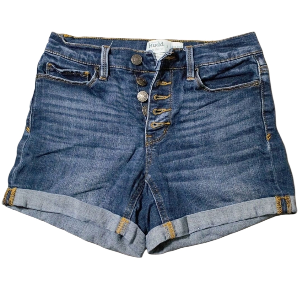 Mudd Women's Blue Denim Shorts